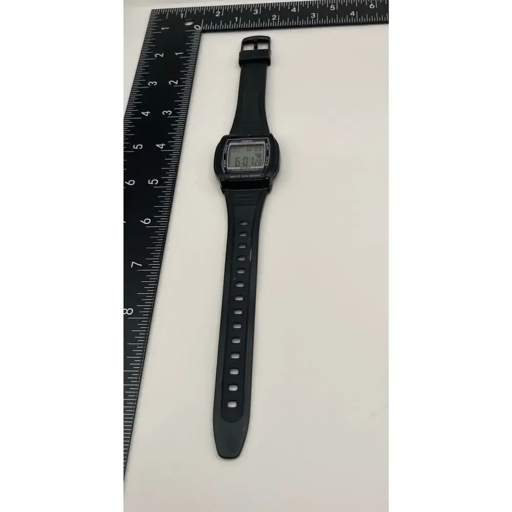 Casio Illuminator W-201 Men's Multifunction Watch 36mm - New Battery Alarm WR